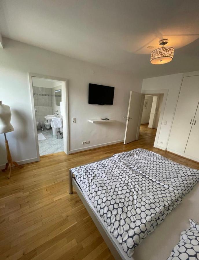 Apartmán Luxury Rooftop Loft With River View 10Min To City Düsseldorf Exteriér fotografie
